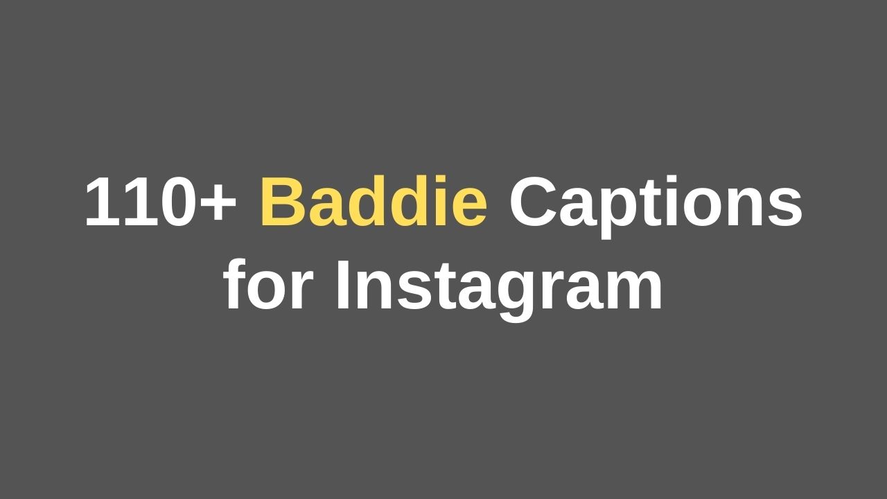 110+ Baddie Instagram Captions - Instagram Captions for Baddies 1 baddie instagram captions, instagram captions for baddies, Cool baddie captions for instagram, Attitude baddies captions for instagram, Classy instagram baddie caption, Good instagram baddie captions, Birthday instagram baddies captions, Short instagram captions baddie, Ego captions for instagram baddie, captions for instagram baddies, Savage baddies instagram captions, petty baddie instagram captions,